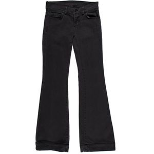 J Brand Mid-Rise Wide Leg Jeans
